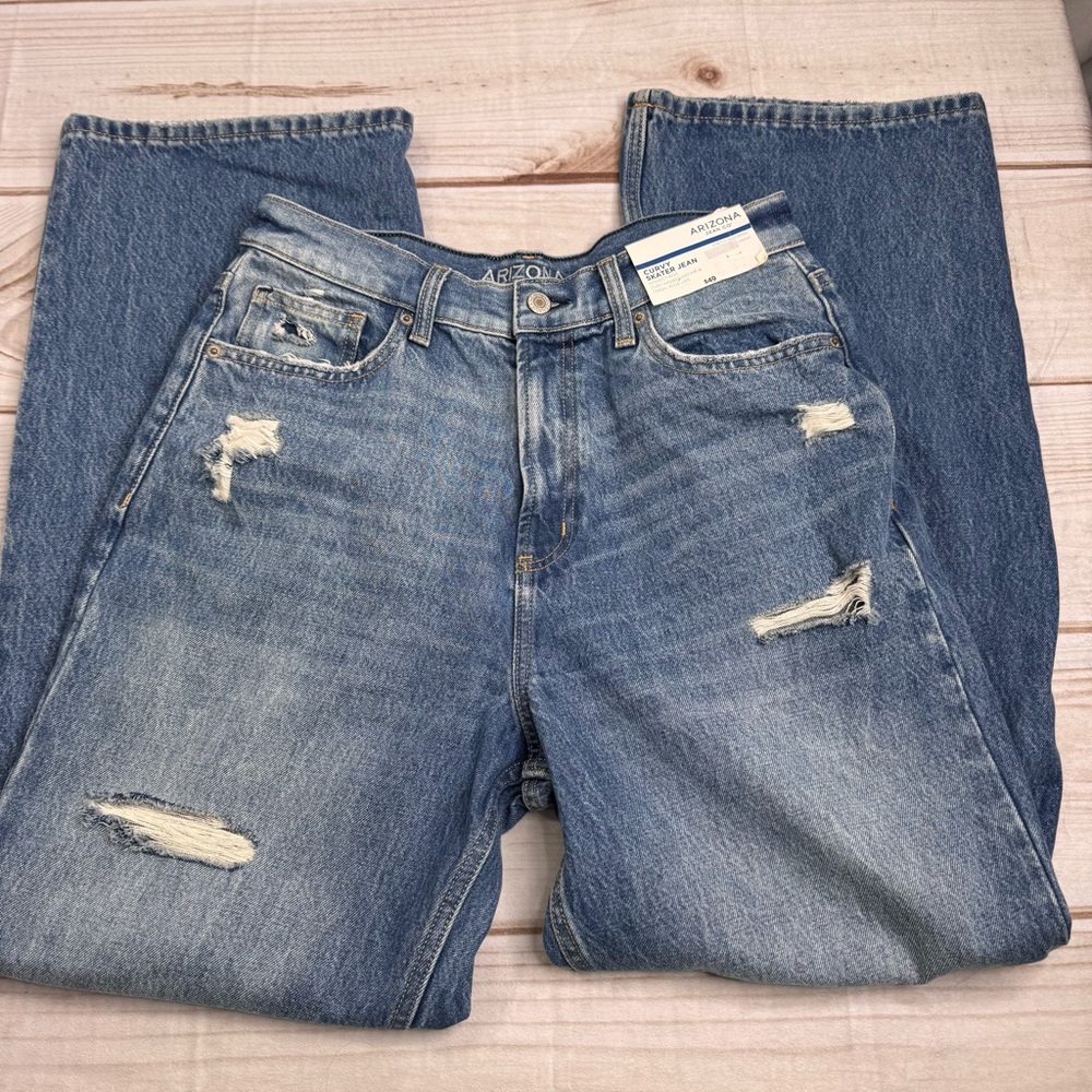 Arizona Jean Company Blue Relaxed Fit Jeans